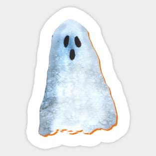 Watercolor halloween ghost Sticker